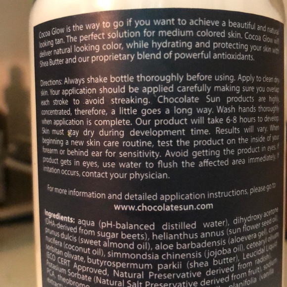 Chocolate Sun tanning cream - Picture 3 of 4